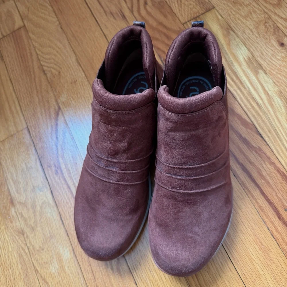 Ryka Niah Animal Banana Bread Water Repellent Ankle Boots Women’s Size 7.5